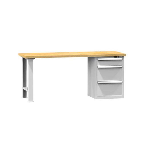 Dielenské stoly KOMBI EM4725, 2500 x 700 x 880 mm, MULTIPLEX