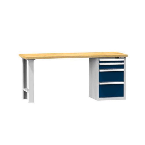 Dielenské stoly KOMBI FB4715, 1500 x 700 x 880 mm, BUK