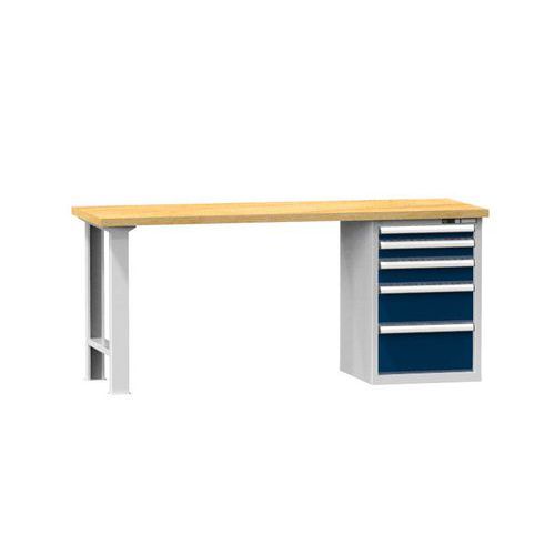 Dielenské stoly KOMBI HM4815, 1500 x 800 x 880 mm, MULTIPLEX