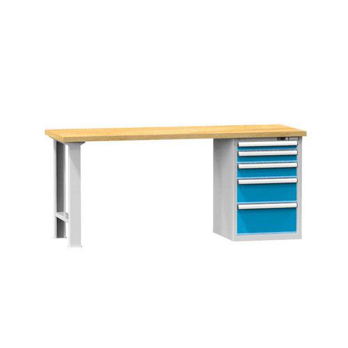 Dielenské stoly KOMBI HM4820, 2000 x 800 x 880 mm, MULTIPLEX