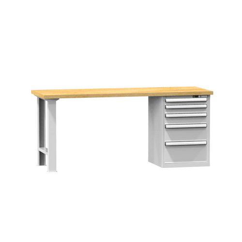 Dielenské stoly KOMBI HM4820, 2000 x 800 x 880 mm, MULTIPLEX