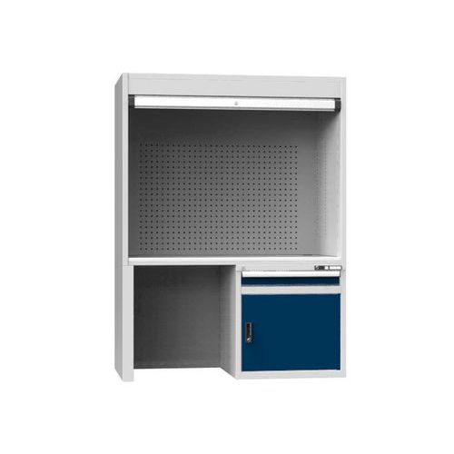 Kontrolné pracovisko Polak, 1969 x 1462 x 753 mm, sivá Kontrolné pracovisko Polak, 1969 x 1462 x 753 mm, sivá