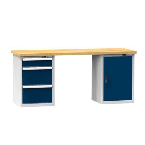 Dielenské stoly KOMBI LM4715, 1500 x 700 x 880 mm, MULTIPLEX Dielenské stoly KOMBI LM4715, 1500 x 700 x 880 mm, MULTIPLEX
