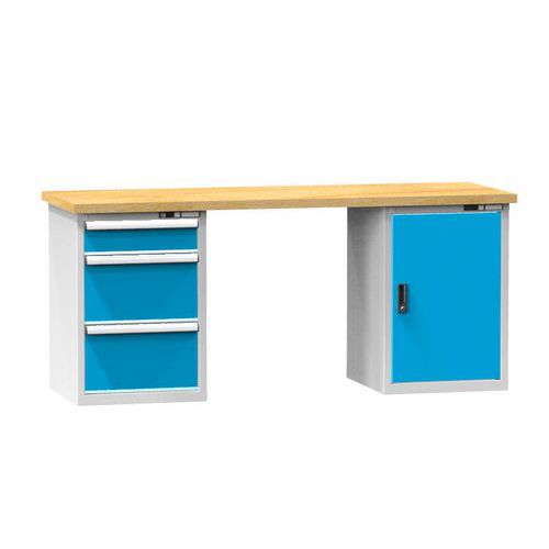 Dielenské stoly KOMBI LM4715, 1500 x 700 x 880 mm, MULTIPLEX