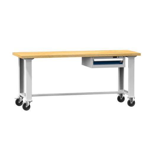 Mobilné dielenské stoly MPS2-720M, 2000 x 700 x 880 mm, MULTIPLEX