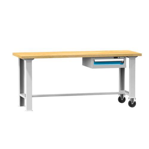 Mobilné dielenské stoly MPS5-815, 1500 x 800 x 880 mm, BUK