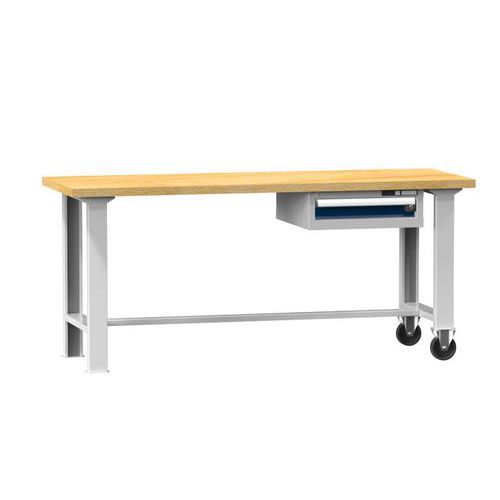 Mobilné dielenské stoly MPS5-820, 2000 x 800 x 880 mm, BUK
