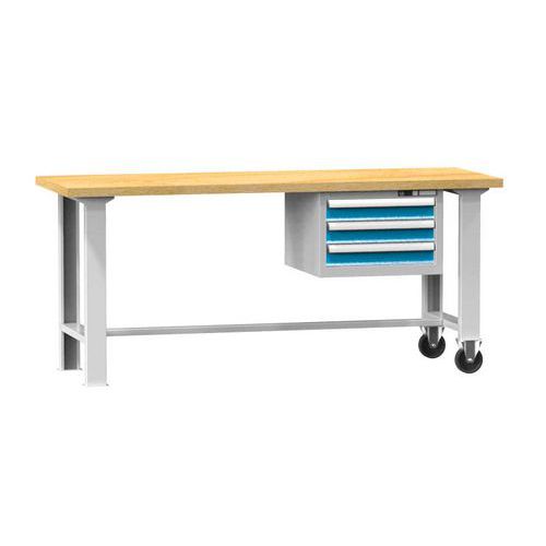 Mobilné dielenské stoly MPS6-815M, 1500 x 800 x 880 mm, MULTIPLEX