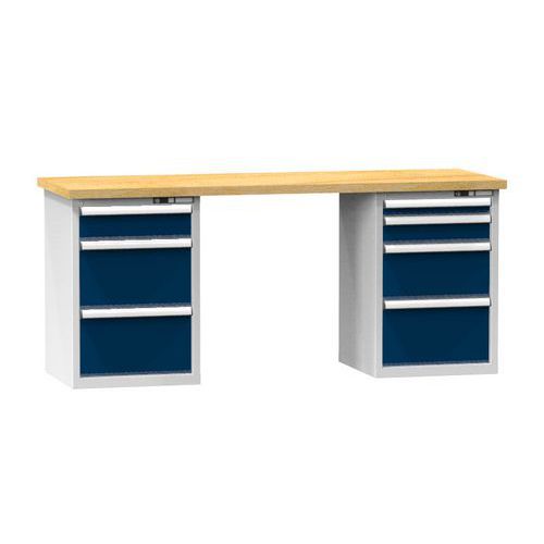 Dielenské stoly KOMBI NM4815, 1500 x 800 x 880 mm, MULTIPLEX
