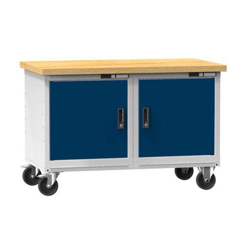 Mobilné dielenské stoly PPS-4, 1200 x 700 x 810 mm, BUK