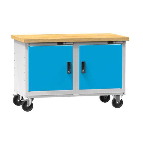Mobilné dielenské stoly PPS-4, 1200 x 700 x 810 mm, BUK