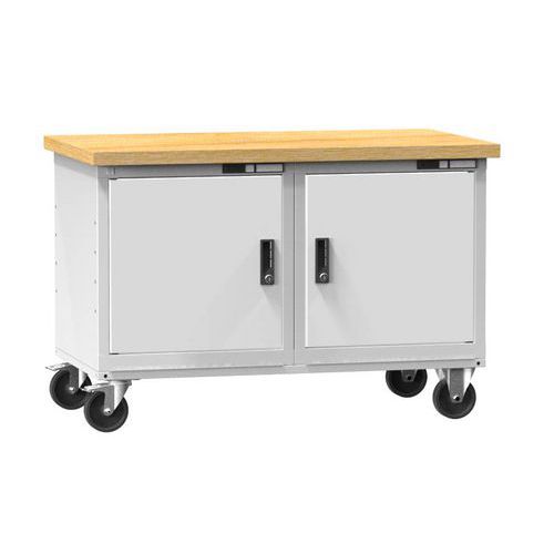 Mobilné dielenské stoly PPS-4, 1200 x 700 x 810 mm, BUK