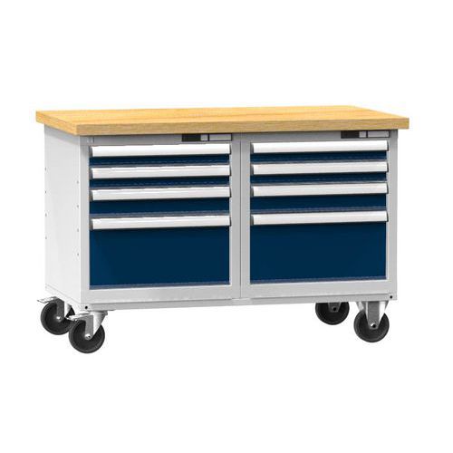 Mobilné dielenské stoly PPS-6M, 1200 x 700 x 810 mm, MULTIPLEX