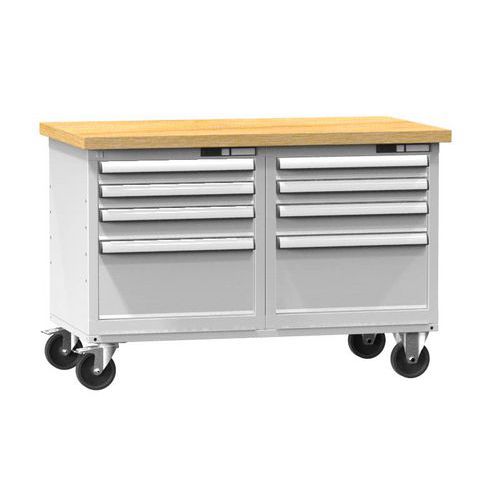 Mobilné dielenské stoly PPS-6M, 1200 x 700 x 810 mm, MULTIPLEX