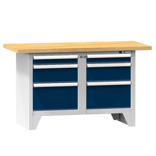Modulárne dielenské stoly PS1-1M, 1500 x 700 x 880 mm, MULTIPLEX