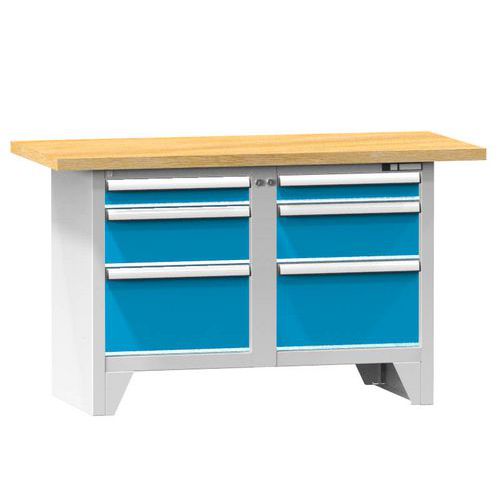 Modulárne dielenské stoly PS1-1M, 1500 x 700 x 880 mm, MULTIPLEX