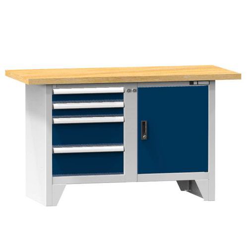 Modulárne dielenské stoly PS1-2M, 1500 x 700 x 880 mm, MULTIPLEX Modulárne dielenské stoly PS1-2M, 1500 x 700 x 880 mm, MULTIPLEX