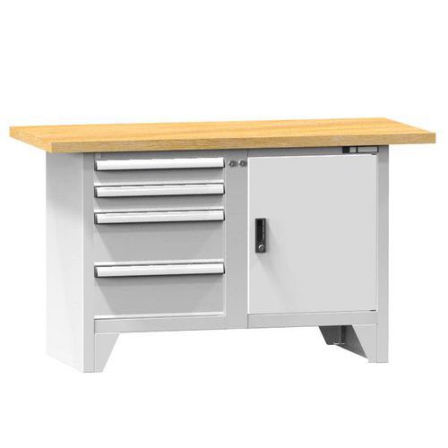 Modulárne dielenské stoly PS1-2M, 1500 x 700 x 880 mm, MULTIPLEX