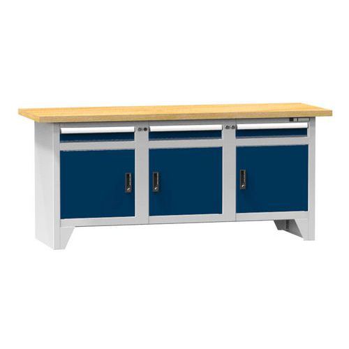 Modulárne dielenské stoly PS2-3, 2000 x 700 x 880 mm, BUK Modulárne dielenské stoly PS2-3, 2000 x 700 x 880 mm, BUK