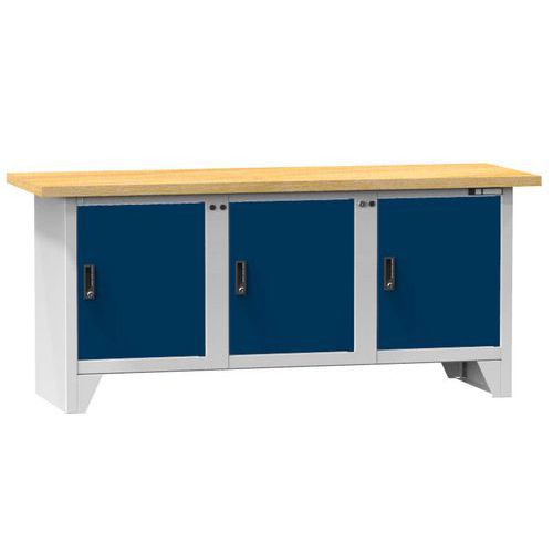 Modulárne dielenské stoly PS2-5M, 2000 x 700 x 880 mm, MULTIPLEX Modulárne dielenské stoly PS2-5M, 2000 x 700 x 880 mm, MULTIPLEX