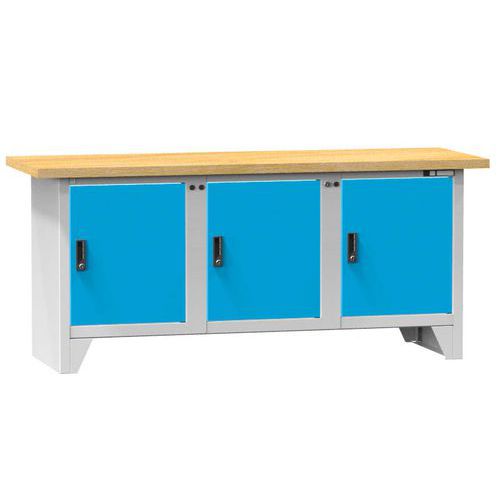 Modulárne dielenské stoly PS2-5M, 2000 x 700 x 880 mm, MULTIPLEX