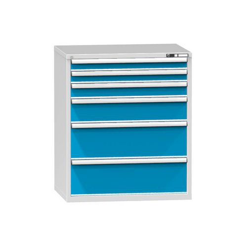 Dielenské zásuvkové skrine ZG, 6 zásuviek, 1215 x 1037 x 753 mm, sivá