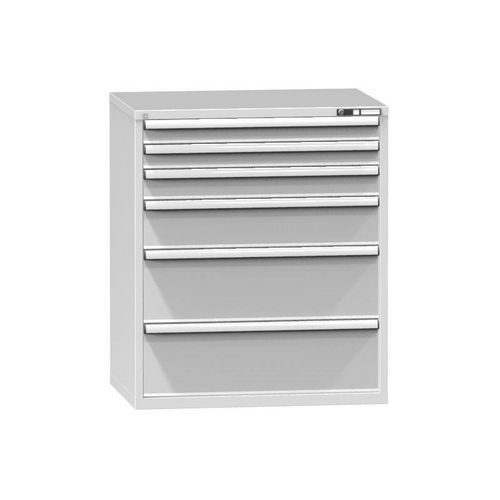 Dielenské zásuvkové skrine ZG, 6 zásuviek, 1215 x 1037 x 753 mm, sivá