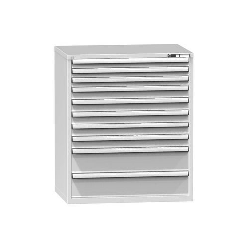 Dielenské zásuvkové skrine ZG, 10 zásuviek, 1215 x 1037 x 753 mm, sivá