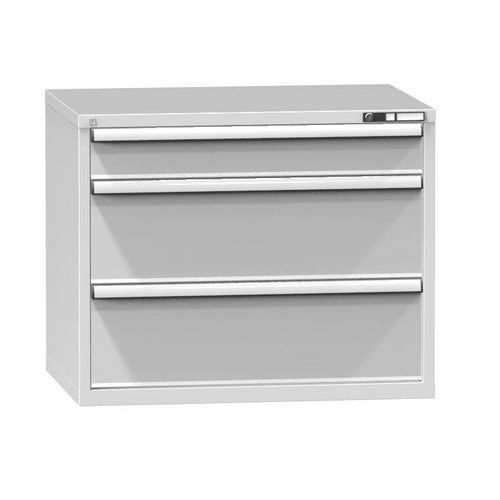 Dielenské zásuvkové skrine ZG, 3 zásuvky, 840 x 1037 x 753 mm, sivá