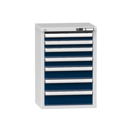 Dielenské zásuvkové skrine ZN, 7 zásuviek, 840 x 578 x 464 mm, sivá