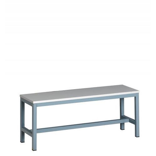 Šatníková lavica, 400 x 2000 x 300 mm, sivá Šatníková lavica, 400 x 2000 x 300 mm, sivá