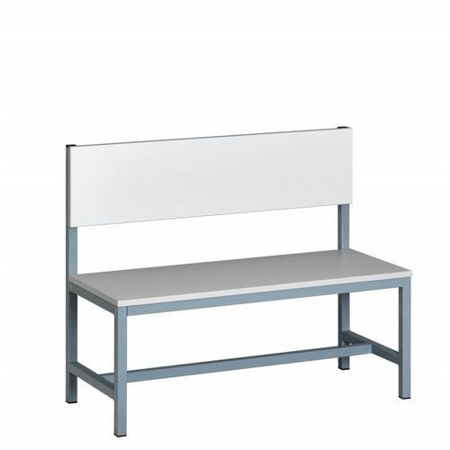 Šatníková lavica s operadlom, 1000 x 400 x 800 mm Šatníková lavica s operadlom, 1000 x 400 x 800 mm