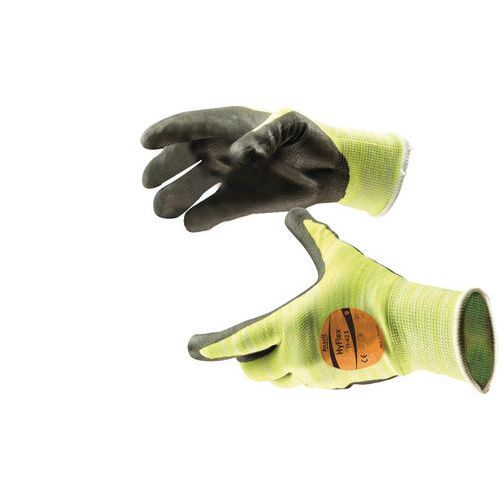 Polyetylénové rukavice Ansell HyFlex® 11-423 polomáčané v polyuretáne