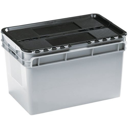 Plastové boxy s vekom CurTec, 400 mm