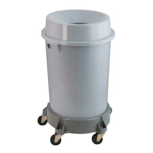 Plastový odpadkový kôš s otvoreným vrchom 60 l a 90 l – Vepabins