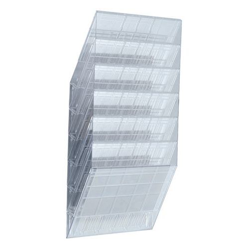 Nástenné stojany na brožúry Flexibox, výška 62 cm, šírka 34,8 cm