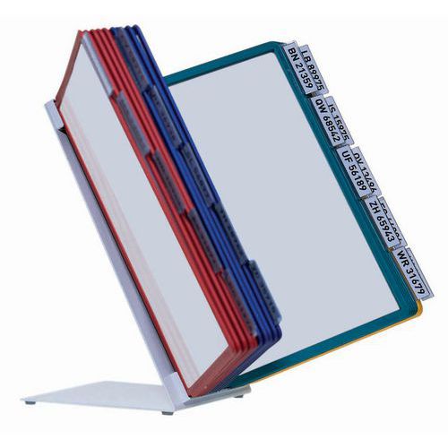 Stolový držiak Vario s opierkou, 20 vreciek A4 - Durable