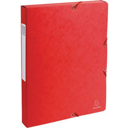 Archivačný box Exabox - Exacompta, A4, šírka chrbta 25 mm, čierna