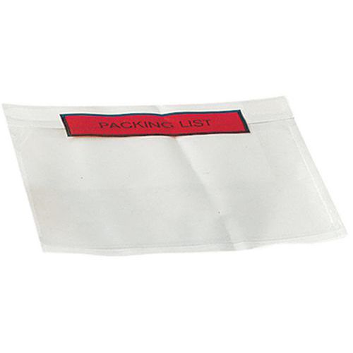 Nalepovacie obálky na dokumenty Pac-List, Packing list