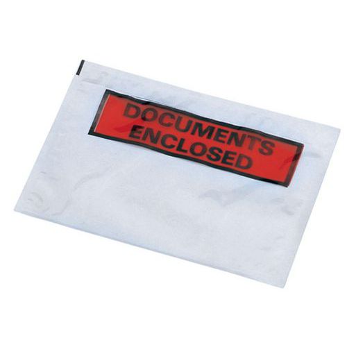 Nalepovacie obálky na dokumenty Pac-List, Documents enclosed