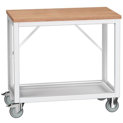 Mobilné dielenské stoly Bott Verso Frame, linoleum/multiplex