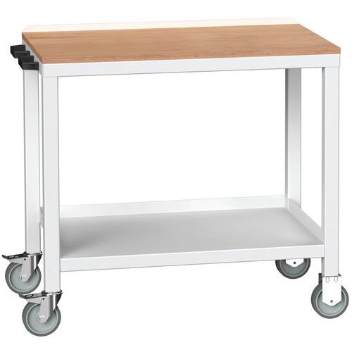 Mobilné dielenské stoly Bott Verso Weld, šírka 100 cm, multiplex/oceľ