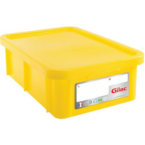 Stohovateľné nádoby Gilac s vekom, HACCP, 12 - 55 l