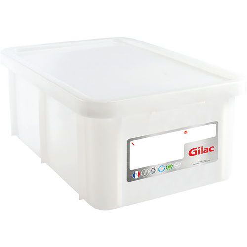 Stohovateľné nádoby Gilac s vekom, HACCP, 12 - 55 l