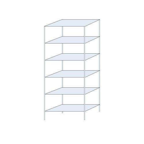 Bezskrutkové kovové regály Ogmios