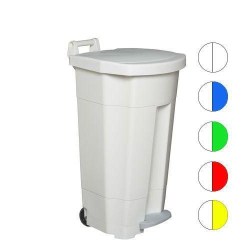 Plastové odpadové nádoby Isaac na triedený odpad, objem 90 l