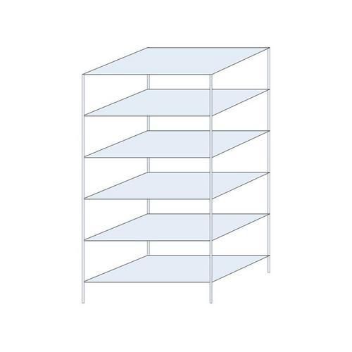 Bezskrutkové kovové regály Ogmios