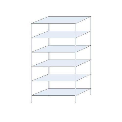 Bezskrutkové kovové regály Ogmios