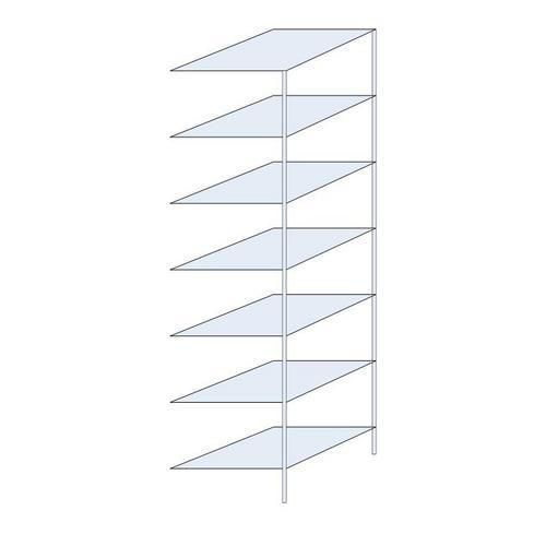 Bezskrutkové kovové regály Ogmios