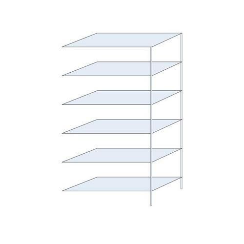 Bezskrutkové kovové regály Ogmios